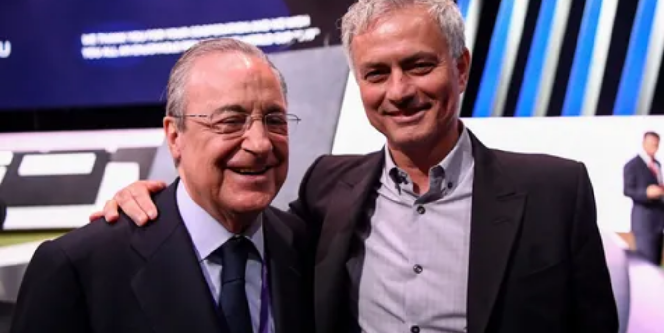Florentino Pérez e Mourinho